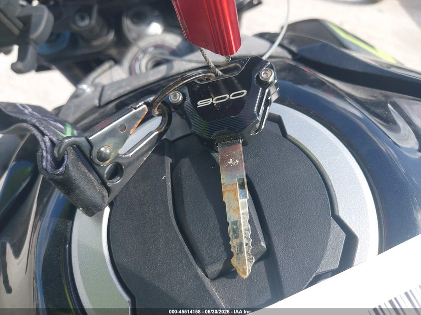 2024 Kawasaki Zr900 F VIN: ML5ZRDF13RDA66727 Lot: 45514158