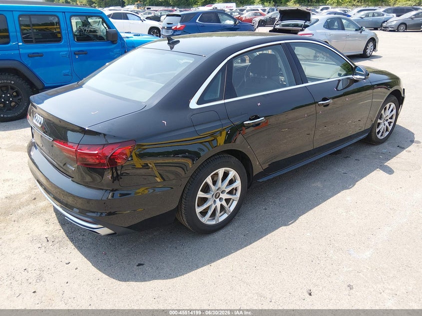 Vin: wauabaf41mn010525, lot: 46012415, audi a4 premium 40 tfsi quattro s tronic 20214