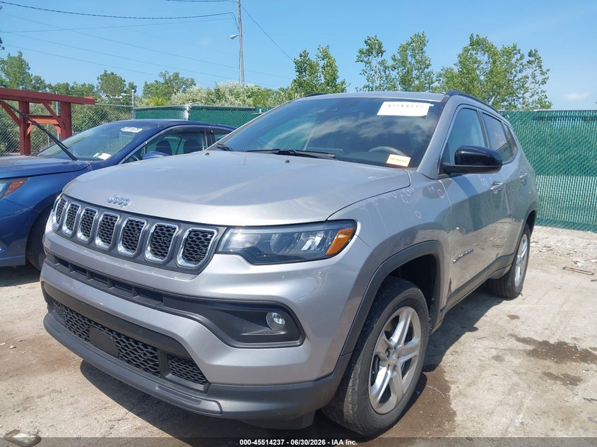 Vin: 3c4njdbn1pt520336, lot: 46012453, jeep compass latitude 4x4 20232