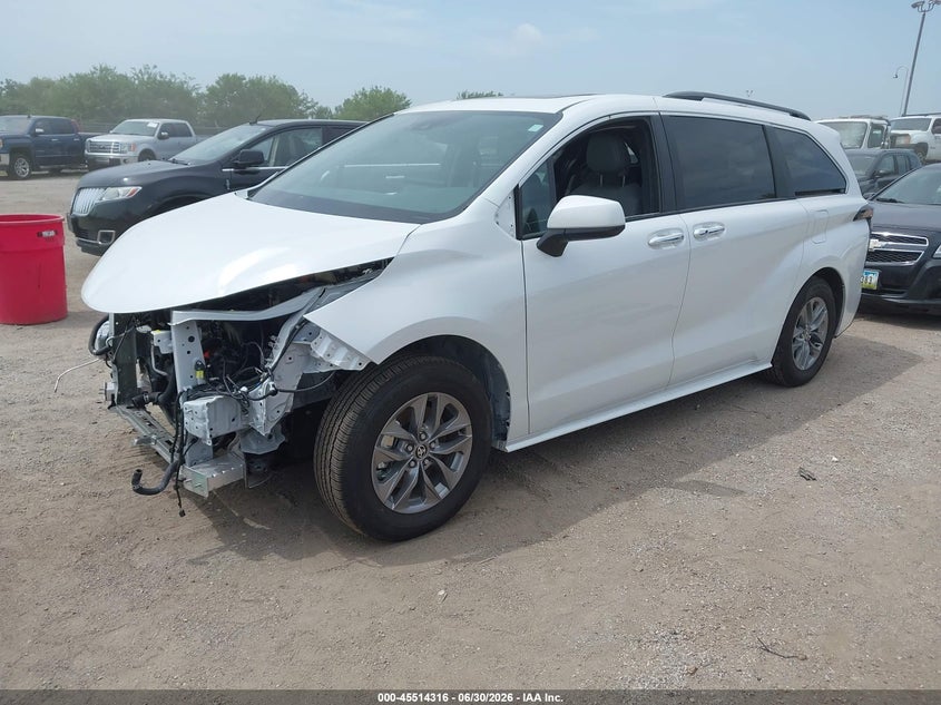 Vin: 5tdyskfc2ts242235, lot: 46012533, toyota sienna xle 20262
