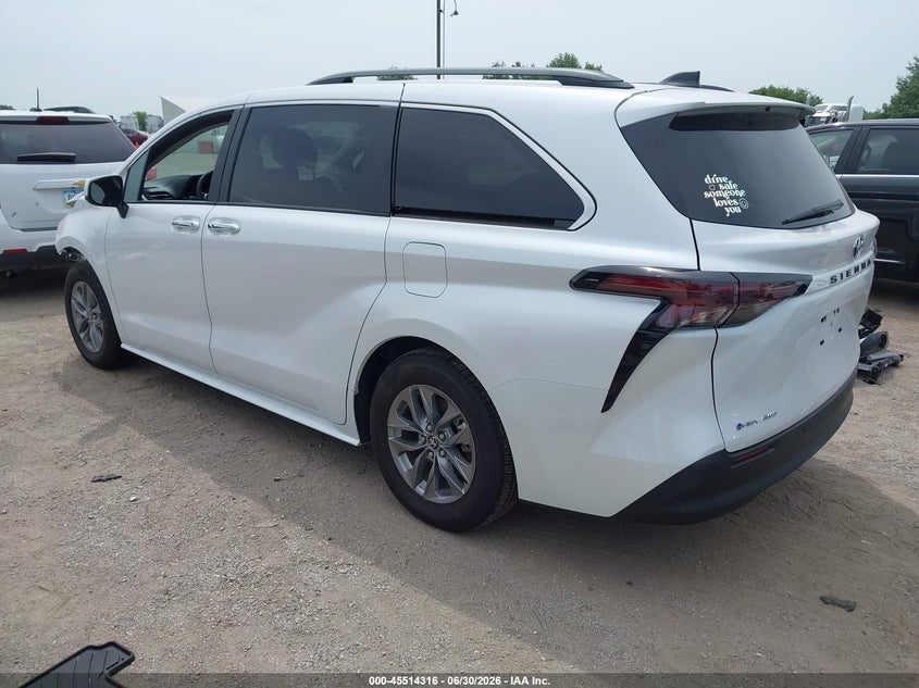 Vin: 5tdyskfc2ts242235, lot: 46012533, toyota sienna xle 20263