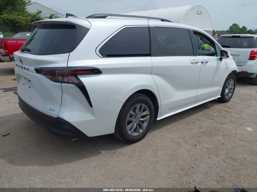 Vin: 5tdyskfc2ts242235, lot: 46012533, toyota sienna xle 20264