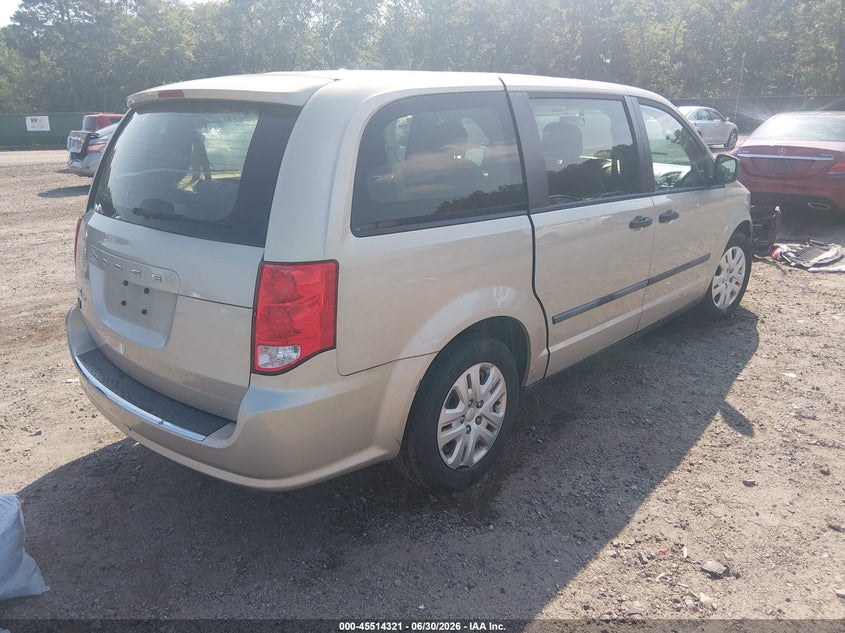 Vin: 2c4rdgbg9er328027, lot: 46012537, dodge grand caravan american value pkg 20144