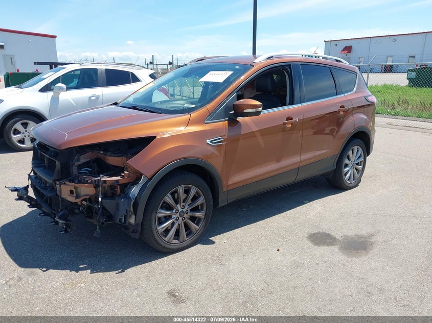 2017 Ford Escape, Удар спереди, IAAI, VIN 1FMCU9JD3HUB53155 — фото 2