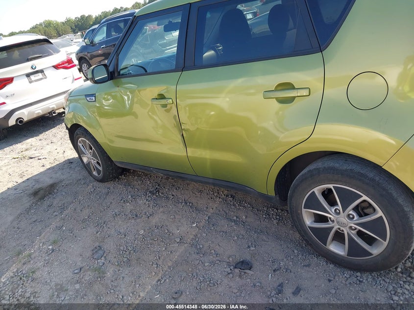 2015 KIA SOUL HATCHBACK 1.6L I-4 DI, DOHC, VVT, 130HP
