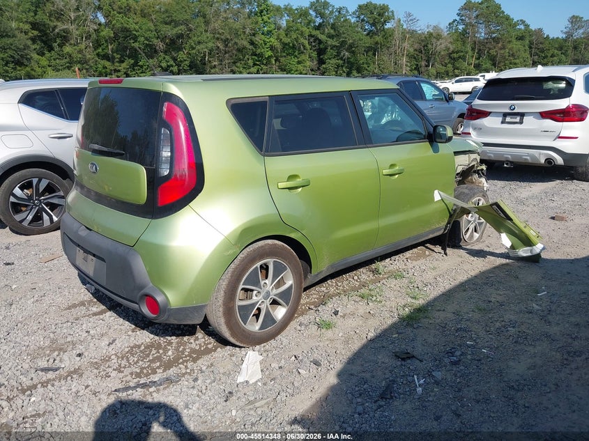 2015 KIA SOUL HATCHBACK 1.6L I-4 DI, DOHC, VVT, 130HP