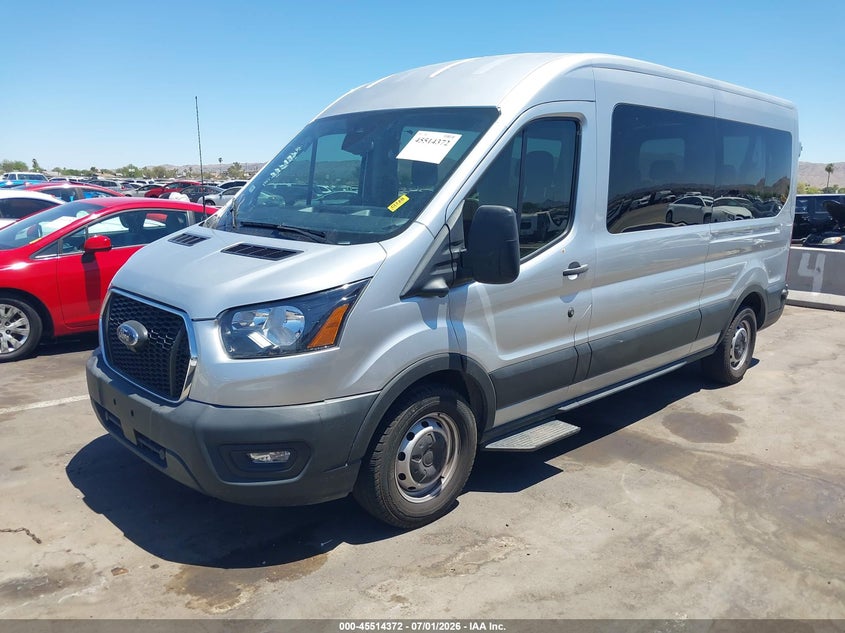 Vin: 1fbax2cg2rka67970, lot: 46012587, ford transit-350 passenger van xl 20242