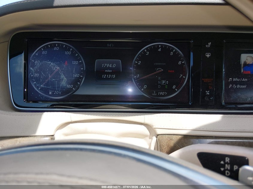 2016 Mercedes-Benz S 550 4Matic VIN: WDDUG8FBXGA214265 Lot: 45514371