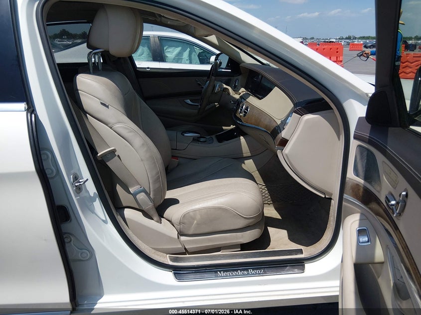 2016 MERCEDES-BENZ S 550 auction photo 5