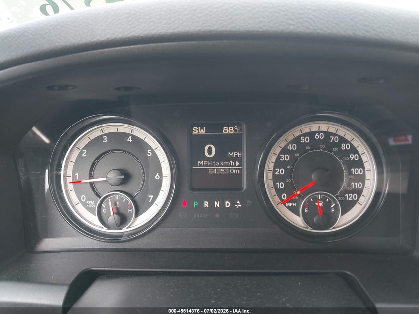 2019 RAM 1500 TRUCK 3.6L V-6 DOHC, VVT, 305HP