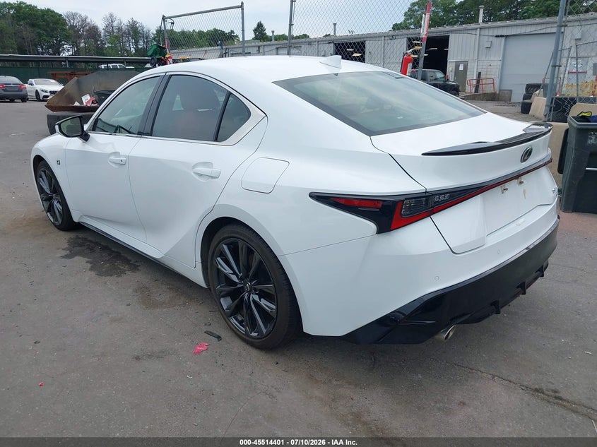 Vin: jthgz1e22p5031170, lot: 46012617, lexus is 350 f sport 20233