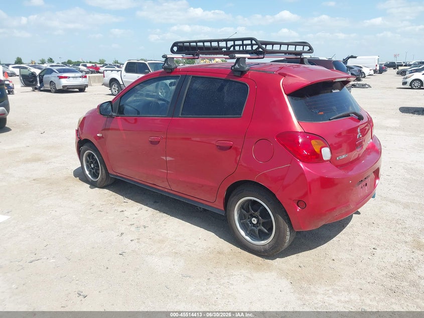 Vin: ml32a4hj2eh017985, lot: 46012629, mitsubishi mirage es 20143