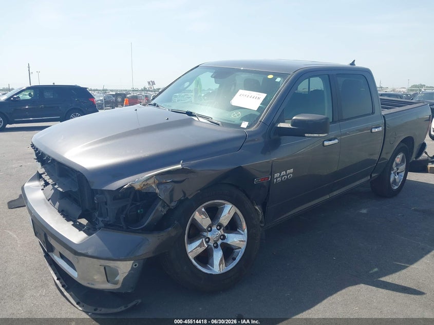 2018 RAM 1500, Left Front, IAAI, VIN 1C6RR7LM9JS355895 — photo 2
