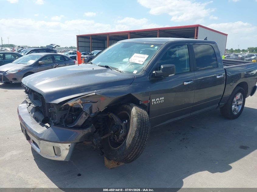Vin: 1c6rr7lm9js355895, lot: 46012634, ram 1500 big horn  4x4 5'7 box 20182