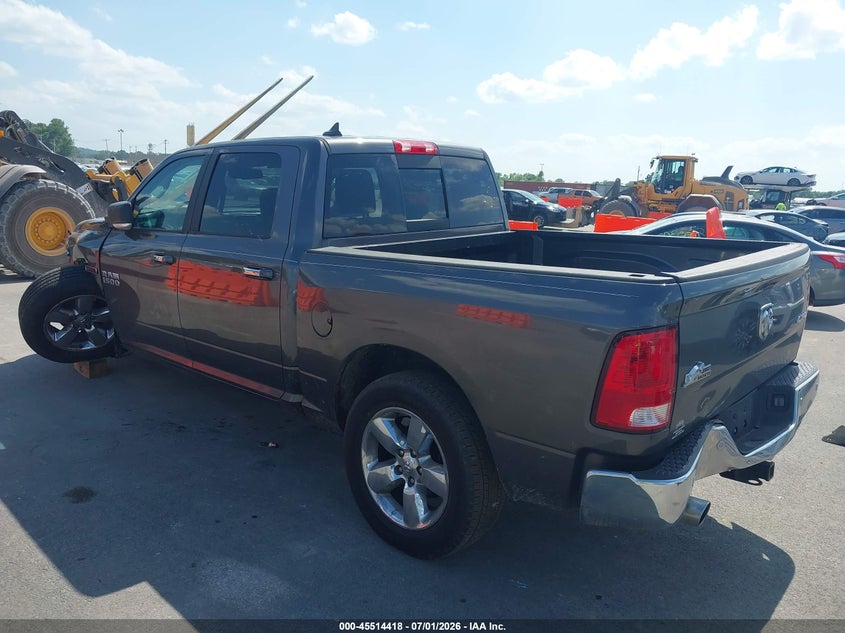 Vin: 1c6rr7lm9js355895, lot: 46012634, ram 1500 big horn  4x4 5'7 box 20183