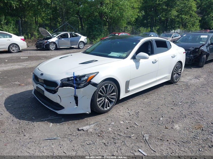 Vin: knae25la9j6033091, lot: 46012635, kia stinger premium 20182