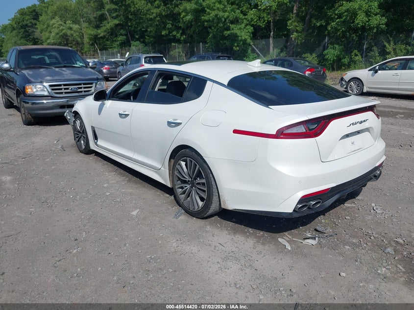 Vin: knae25la9j6033091, lot: 46012635, kia stinger premium 20183