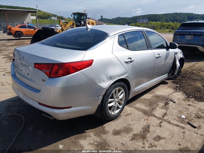 Vin: knagm4a77c5291753, lot: 46012649, kia optima lx 20124