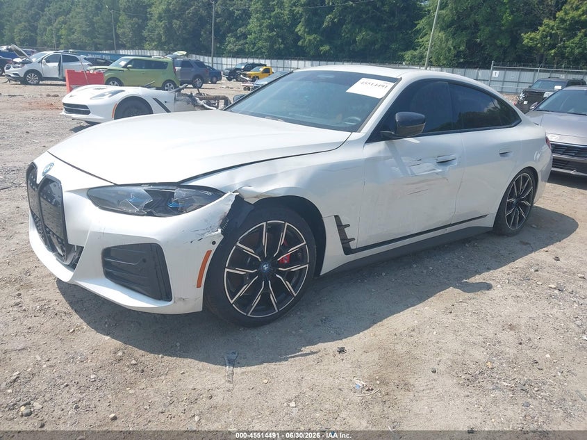 Vin: wby73aw02pfp87848, lot: 46012707, bmw i4 edrive40 20232