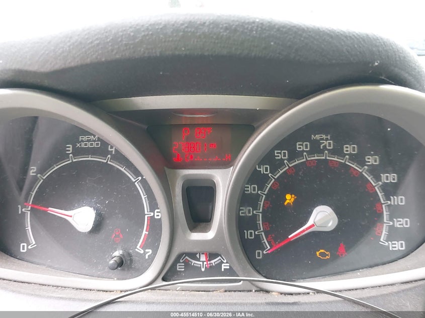 2013 FORD FIESTA SEDAN 1.6L I-4 DOHC, VVT, 120HP