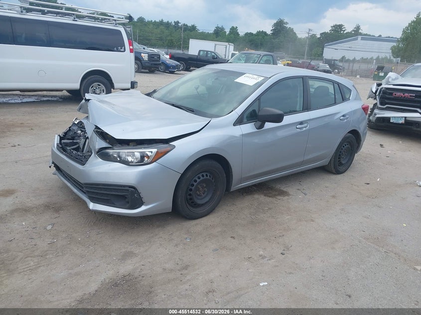 Vin: 4s3gtab66n3715593, lot: 46012748, subaru impreza base 5-door 20222