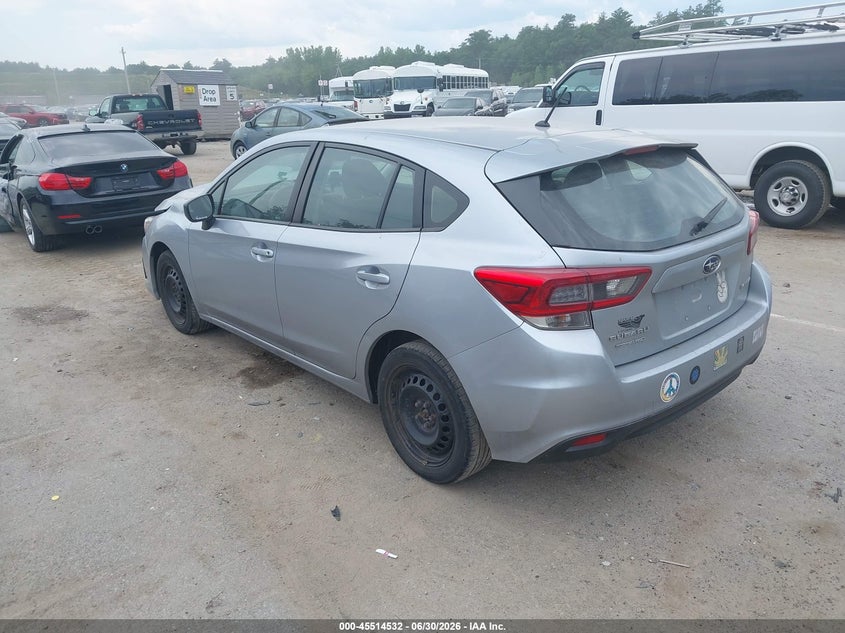 Vin: 4s3gtab66n3715593, lot: 46012748, subaru impreza base 5-door 20223