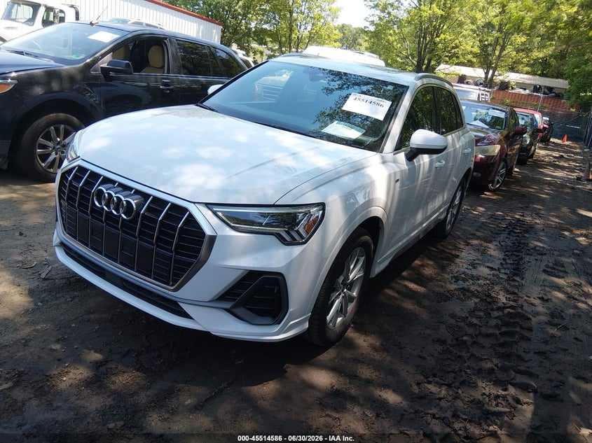 Vin: wa1decf38r1052175, lot: 46012802, audi q3 premium 45 tfsi s line quattro tiptronic 20242