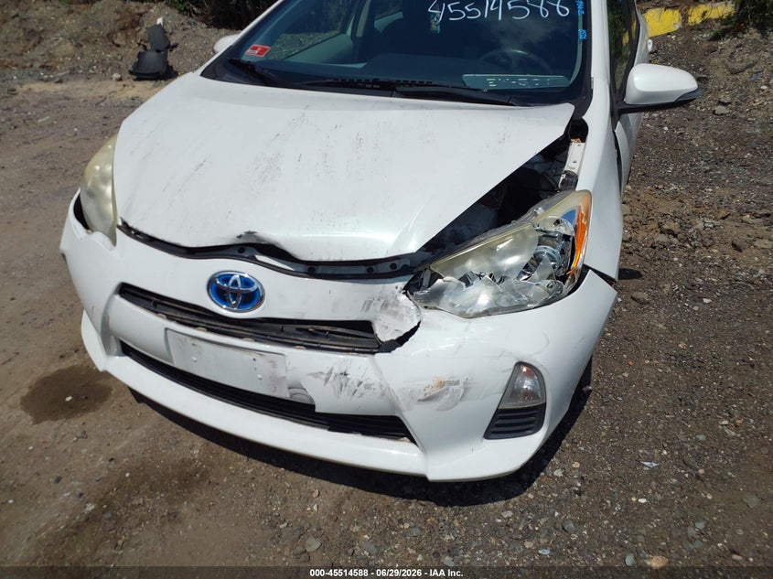 2012 Toyota Prius C Two VIN: JTDKDTB33C1503820 Lot: 45514588