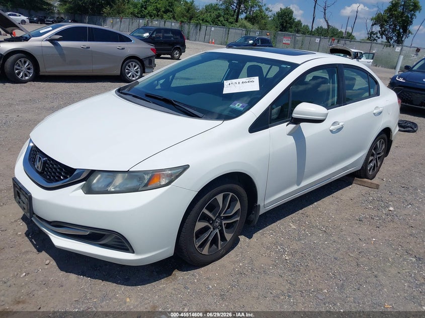 2015 Honda Civic, Обычный износ, IAAI, VIN 19XFB2F85FE228198 — фото 2