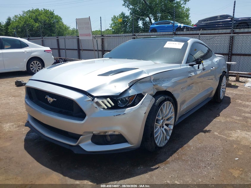 2016 Ford Mustang, Left Side, IAAI, VIN 1FA6P8CF7G5251301 — photo 2