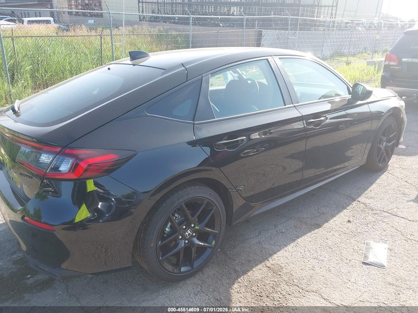 2026 HONDA CIVIC HATCHBACK 2.0L I-4 DI, DOHC, VVT, 150HP