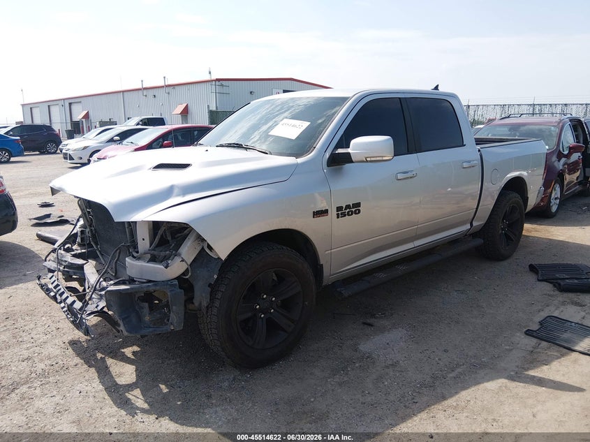 Vin: 1c6rr7mtxjs180644, lot: 46012838, ram 1500 sport 20182