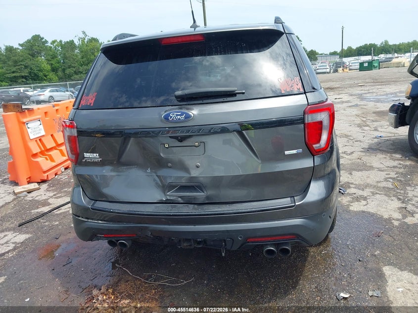 2018 Ford Explorer Limited VIN: 1FM5K8F81JGA43715 Lot: 45514636