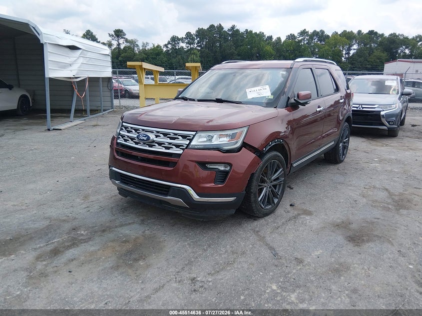 Vin: 1fm5k8f81jga43715, lot: 46012852, ford explorer limited 20182