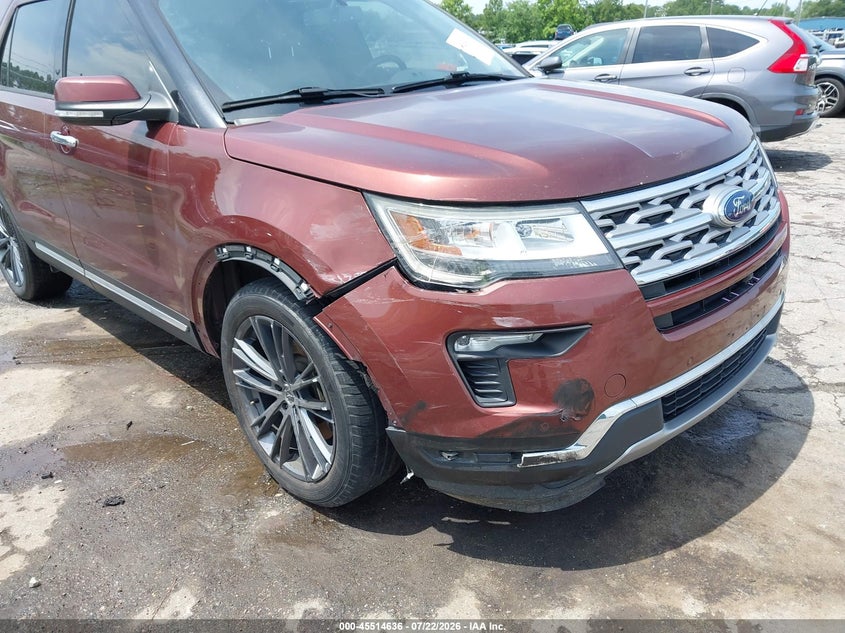 2018 Ford Explorer Limited VIN: 1FM5K8F81JGA43715 Lot: 45514636