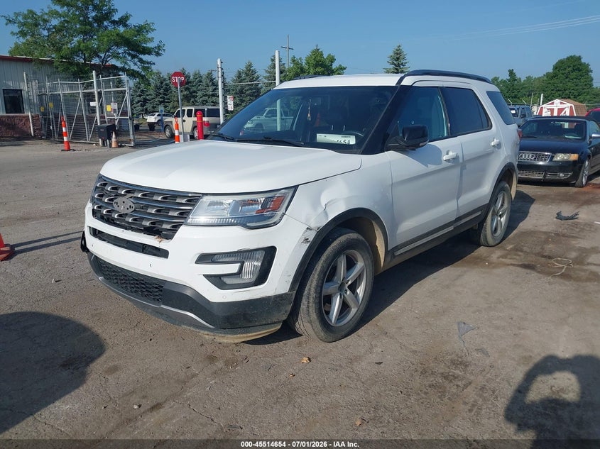 Vin: 1fm5k8dh2hgd84537, lot: 46012870, ford explorer xlt 20172