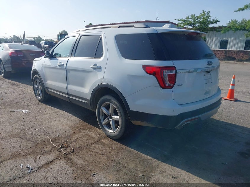 Vin: 1fm5k8dh2hgd84537, lot: 46012870, ford explorer xlt 20173