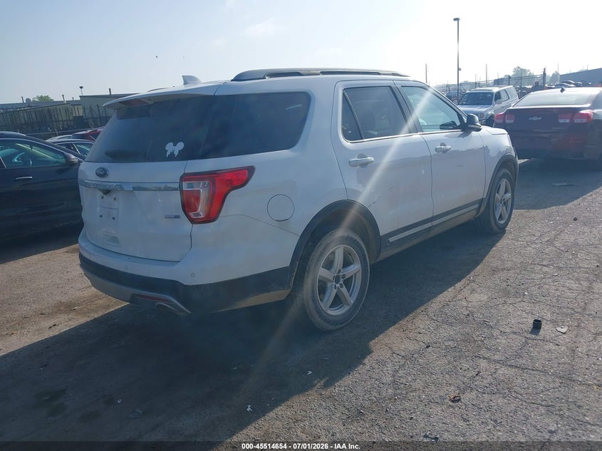 Vin: 1fm5k8dh2hgd84537, lot: 46012870, ford explorer xlt 20174