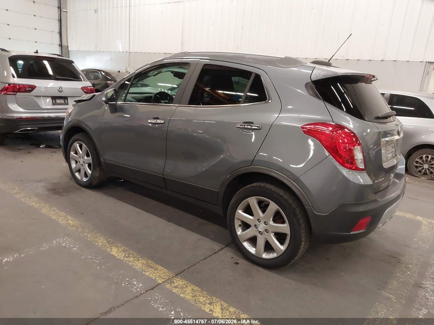 Vin: kl4cjgsb5fb187874, lot: 46012983, buick encore leather 20153