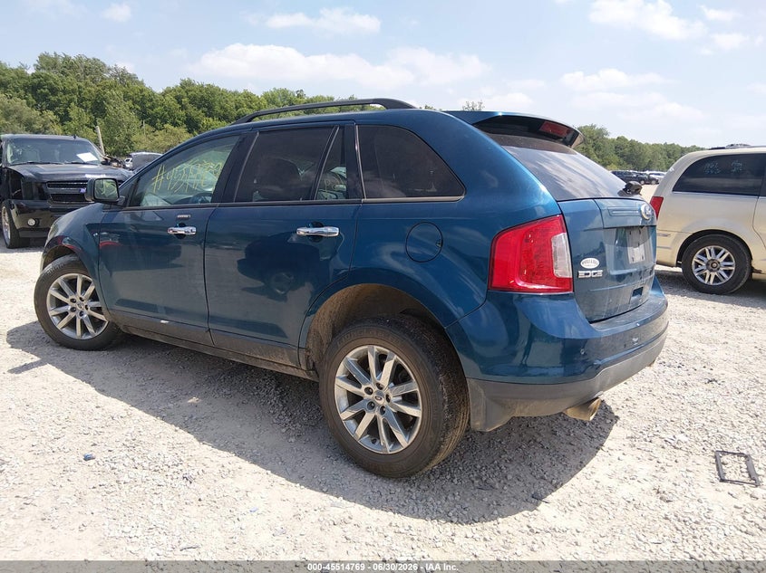 Vin: 2fmdk4jc2bba18914, lot: 46012985, ford edge sel 20113