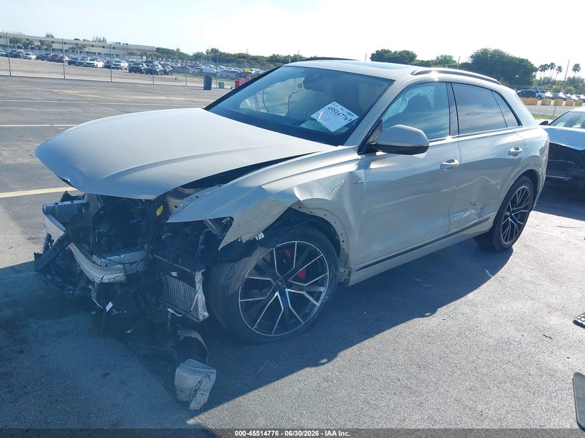Vin: wa1fvbf18pd045613, lot: 46012992, audi q8 prestige 55 tfsi quattro tiptronic 20232