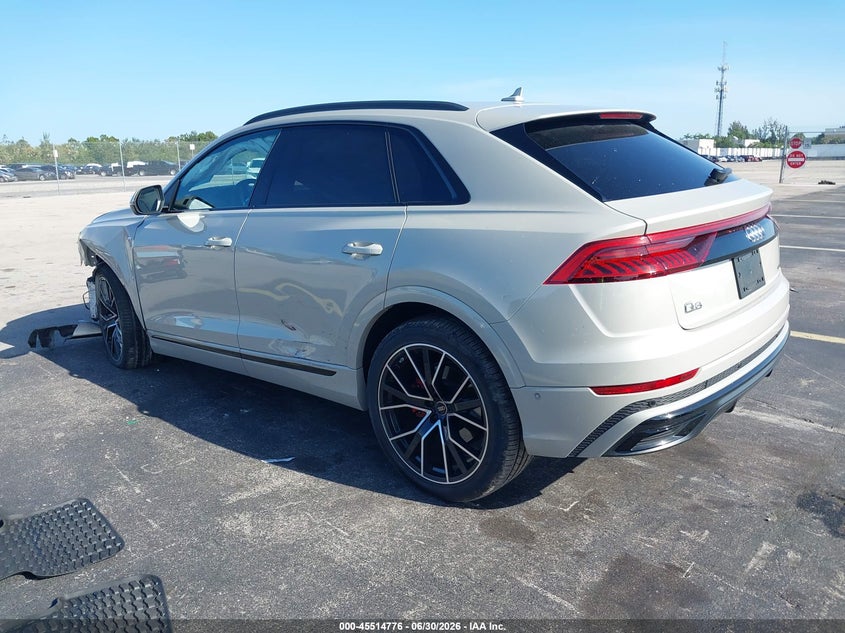 Vin: wa1fvbf18pd045613, lot: 46012992, audi q8 prestige 55 tfsi quattro tiptronic 20233