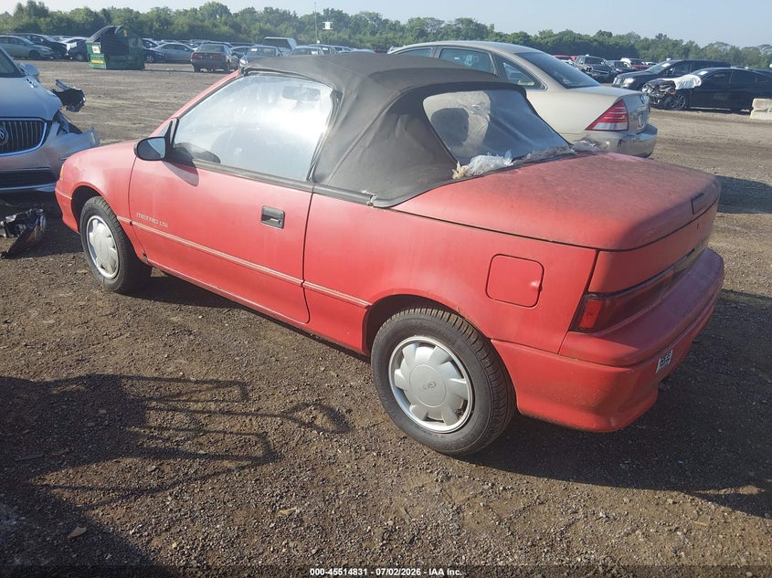 1992 GEO METRO auction photo 3