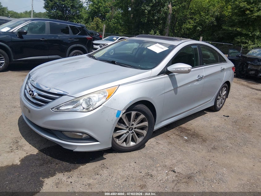 Vin: 5npec4ac1eh874025, lot: 46013096, hyundai sonata limited 20142