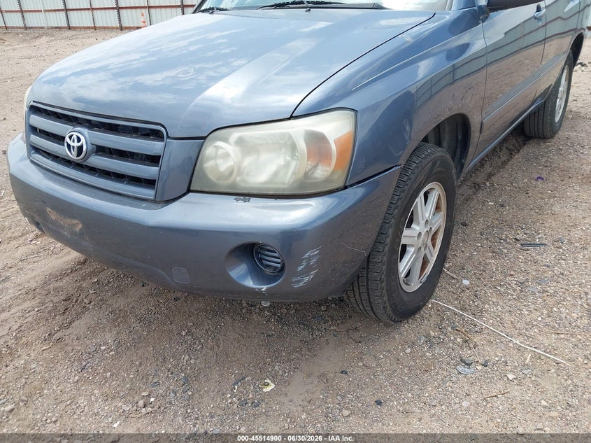 2004 TOYOTA HIGHLANDER SPORT UTILITY VEHICLE 3.3L V-6 DOHC, VVT, 230HP
