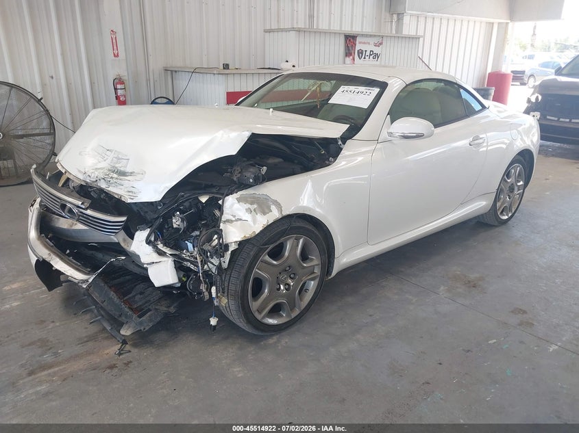 2008 LEXUS SC 430 auction photo 2