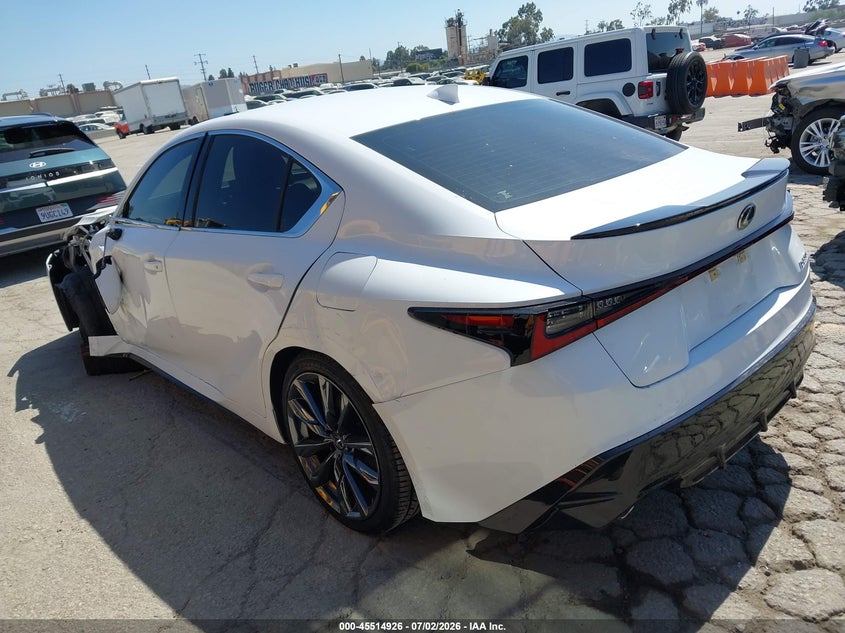 Vin: jthgz1b28p5063271, lot: 46013142, lexus is 350 f sport 20233