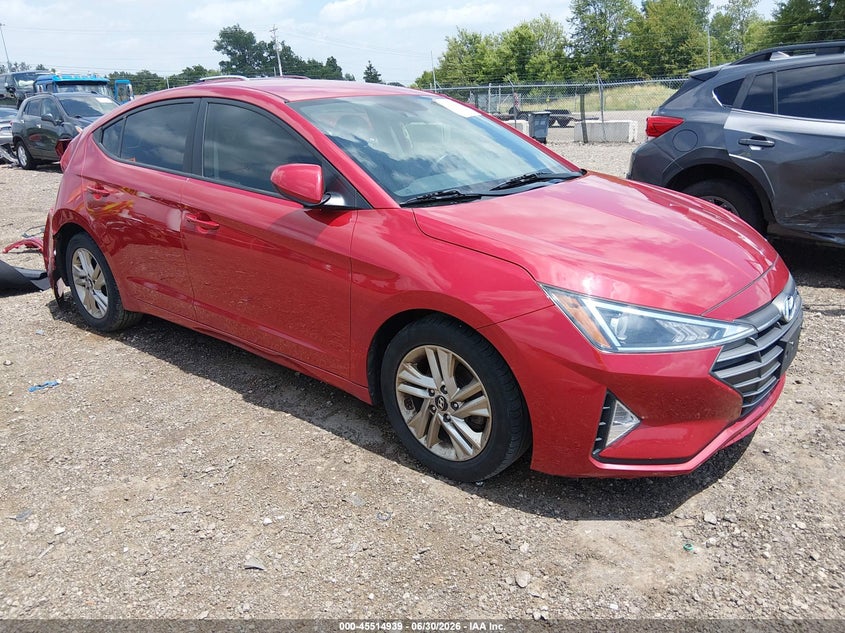 2019 Hyundai Elantra Sel, Rear, IAAI, VIN 5NPD84LF5KH420165