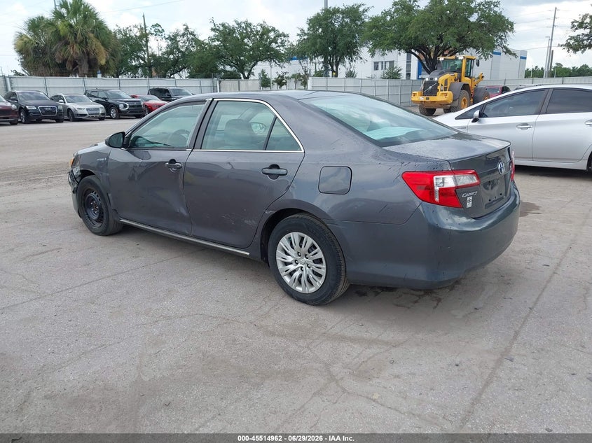 2014 TOYOTA CAMRY SEDAN 2.5L I-4 DOHC, VVT, 156HP