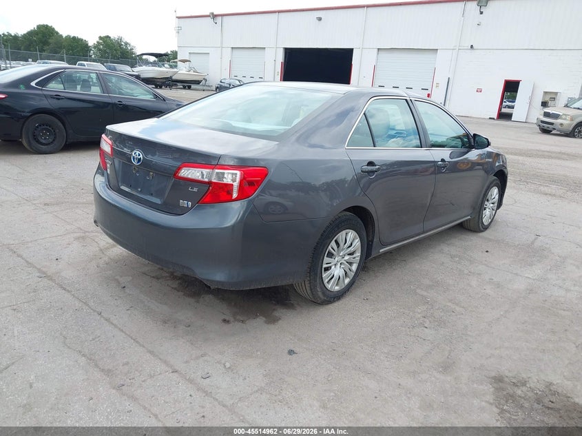 2014 TOYOTA CAMRY SEDAN 2.5L I-4 DOHC, VVT, 156HP